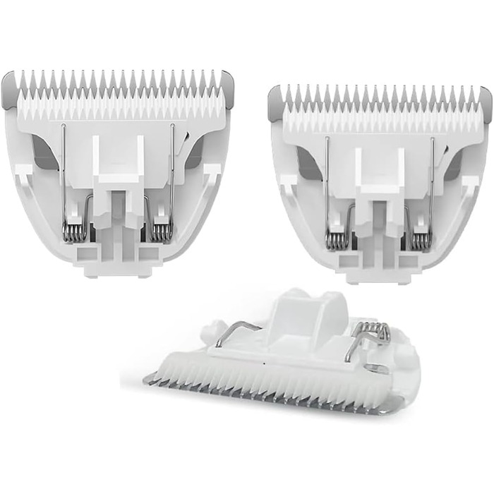 Професійна машинка для стрижки собак та котів, тиха, з керамічним лезом, електрична, водонепроникна (IPX7), зелена (набір лез, стандарт)