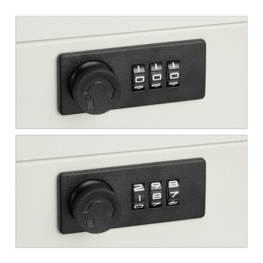 Relaxdays Combination Lock Cash Box