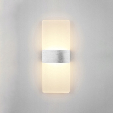 Сучасна LED-лампа в вітальню та коридор | Настінний світильник (бра) з акрилу, 18 Вт