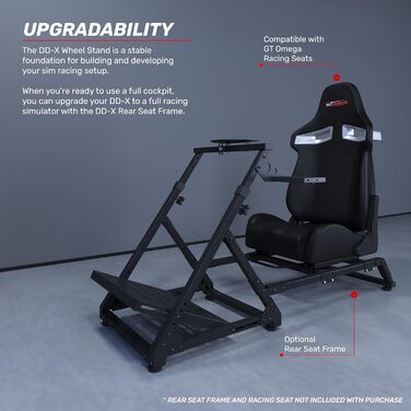 Стійка для керма GT Omega V1 для Logitech G29/G923/G920, Thrustmaster T500, Fanatec Clubsport - регульована, для PS4/Xbox/PC
