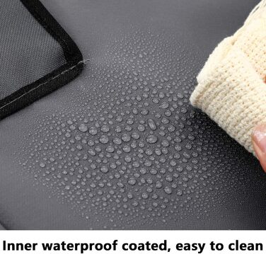 Laundry Sorter, Replacement Bags, Removable Replacement, Laundry Storage, Organizer, Without Hooks, 37 x 21 x 55 cm, Dark Grey, 3 Pieces