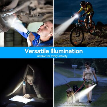 Ліхтарик LED GEARLITE з підзарядкою, 3000 люменів, тактичний, водонепроникний (IP65), 3 режими, для кемпінгу, риболовлі, активного відпочинку