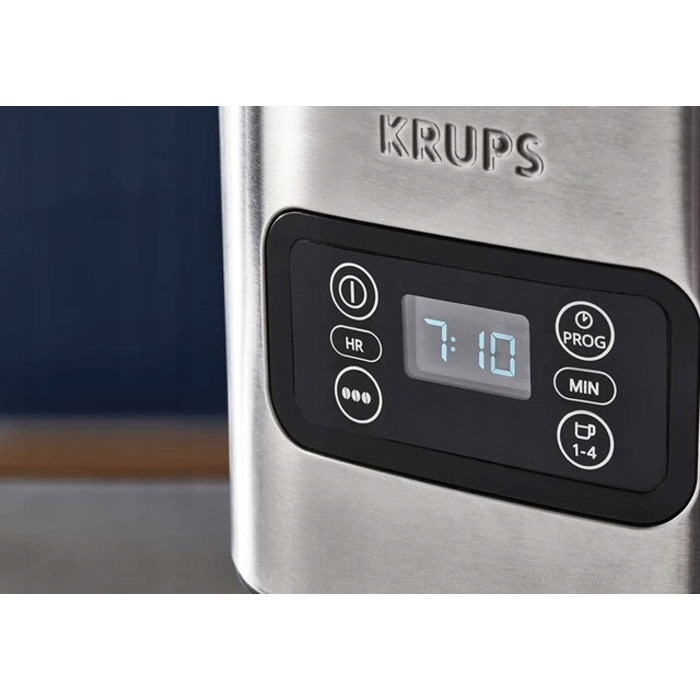 Кавоварка крапельна Krups KM480D, 1,25 л, сталева