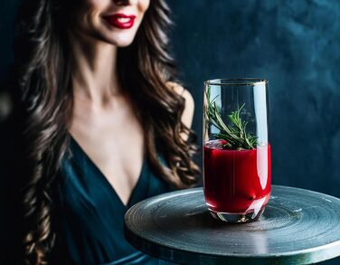 Набір склянок Glasmark KROSNO 1992 Longdrink 6 шт по 400 мл для води, коктейлів, високі склянки для напоїв, придатні для мийки в посудомийній машині