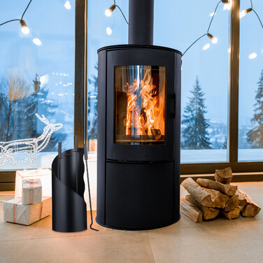Relaxdays Fireplace Set, 4-Piece