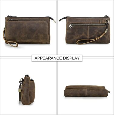 CONTACT'S FAMILY Electronic Travel Organizer, Tech Organizer, Tech Accessories, Carrying Case, Travel Cable Organizer Bag (Coffee)