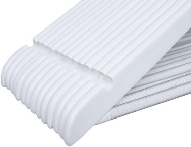 Вішалка для одягу Evolluxi Lotus з масиву дерева, для сорочок та курток, 360° обертання, ретро дизайн (білий, 8 шт.)