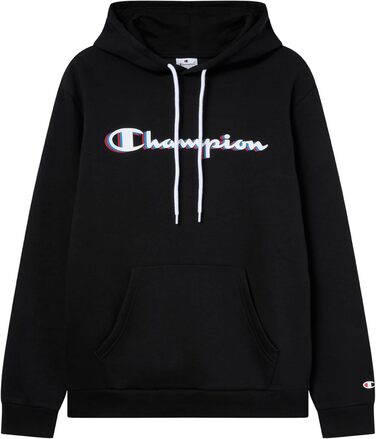 Champion чоловічий світшот з капюшоном Legacy Man Big Logo, чорний (KK001)