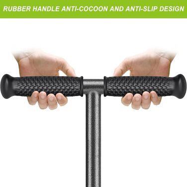 Dolibest Manual Lawn Aerator, Lawn Aerifier with Hollow Tines, Aerator, Gardena Hand Verticutter, Long Handle Soil Aeration Tool, 4 Cores with Cleaning Tool for Compact Lawn Care