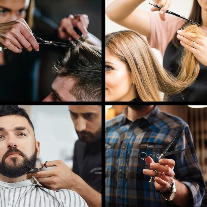 Професійний набір фенів для стрижки волосся CIICII (6.7 дюймів)