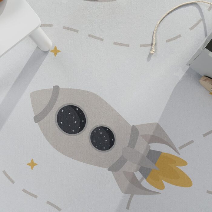 Дитячий килим Paco Home для хлопчиків та дівчаток, 140x200 см, кремовий, антиковзний, сучасний килим в дитячу кімнату