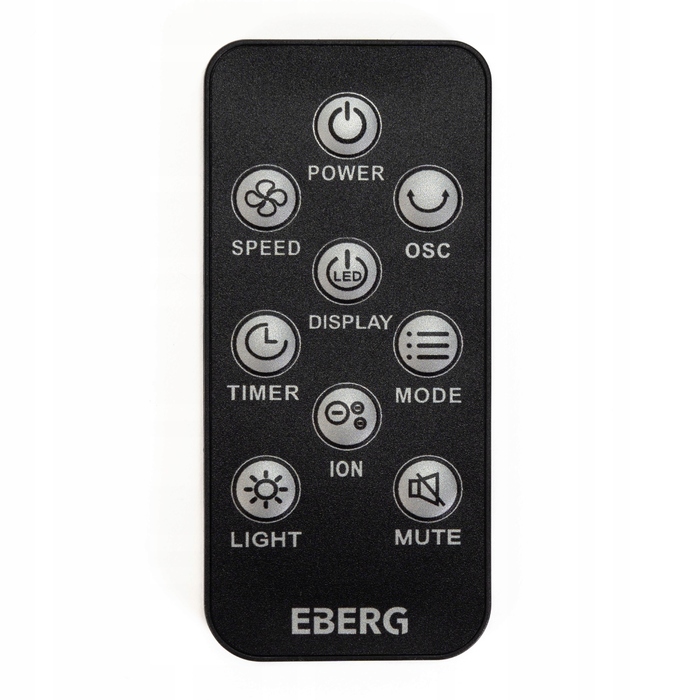 Колонний вентилятор EBERG ELIF 117 см з LED-дисплеєм, іонізацією та ароматизацією