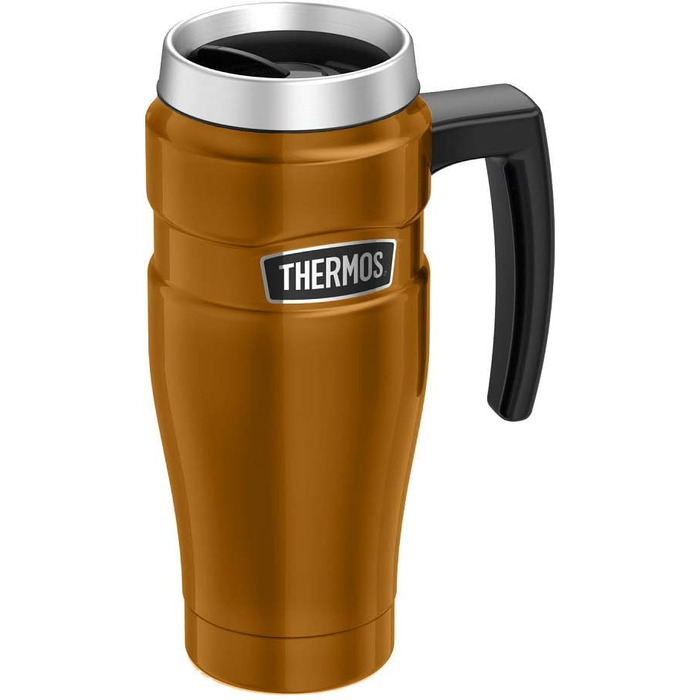 Термос König Travel Mug з нержавіючої сталі - Матовий чорний (470 мл)