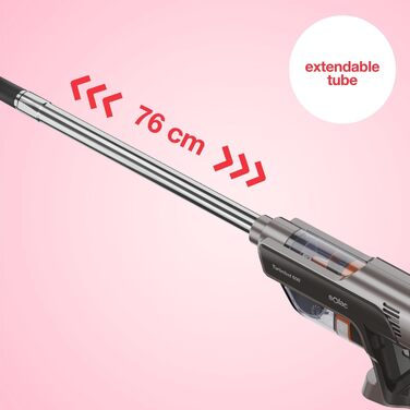 Електричний акумуляторний віник Solac Turbobat Digital Flex 29.6V AE2515 - металевий корпус, колір мідний