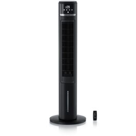 Вентилятор з водяним охолодженням Brandson ECO Design – тихий DC мотор, 9 швидкостей, таймер, іонізація, пульт керування (чорний)