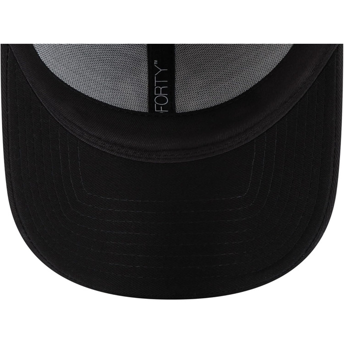 Кепка New Era New York Yankees MLB з металевим логотипом, чорна, регульована, жіноча, 9Forty