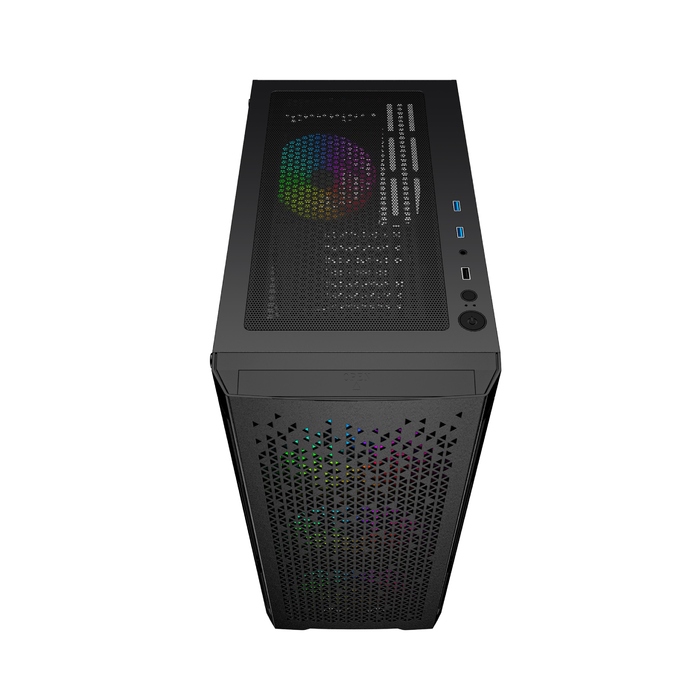 Корпус Gembird CCC-FC-400X Midi Tower, чорний