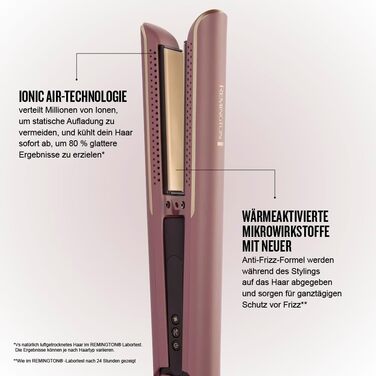 Випрямляч для волосся Remington AIRvive S8930 з іонізацією та керамічним покриттям (150-230°C)