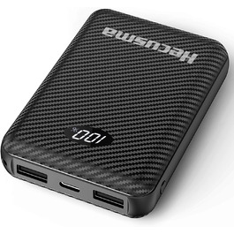 Powerbank для підігрівальної жилетки 5V 3A 12000mAh USB, сумісний з Techstuph, vapesoon, burngogo (не для жилеток 7.4V/12V DC), чорний