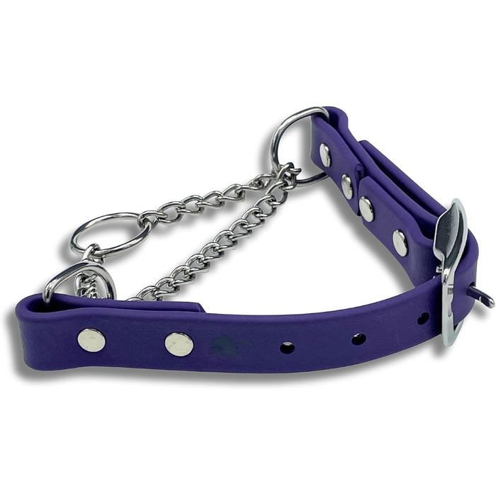 Нашийник для собак Artingale від JI HODGES, біотана, невеликий розмір (фіолетовий), професійна якість, не дає тягнути