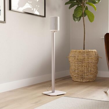 Підставка Vogel's SFS 4113 для Sonos ERA 100: надійна та стильна | Білий колір | З кабелепроводом, TÜV-сертифікована