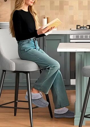 Тапочки жіночі COFACE, теплі, флісові, зимові, з рухомої підошвою, сірі (44 EU)