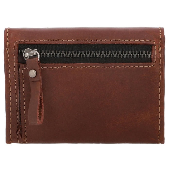 Gusti Tabaktasche Leder - Lutz Vegetable-tanned Ladies and Gentlemen Tobacco Pouch Rotating Pouch Tobacco Bag Fine Cut Pouch Brown Leather