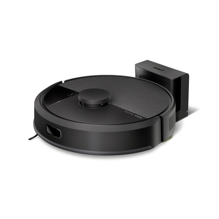 iRobot Roomba 105 Combo + AutoEmpty Dock: Робот-пилосос з автопорожненням, функція миття, LiDAR, 7000Pa, 120 хв, App, Чорний