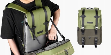Фоторюкзак K&F Concept KF13.087AV2, зелений