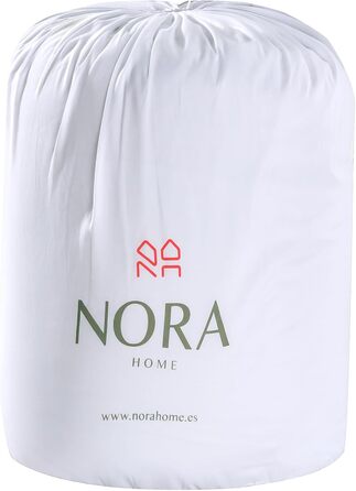 Зимова ковдра NORA HOME Oslo 155x220 см, 400 г/м², тепла, стьобана, антибактеріальна, гіпоалергенна, для алергіків, біла, 3D-волокно з ефектом пуху