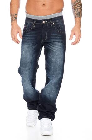 Чоловічі джинси Rock Creek Denim Blau Straight-Cut 36W/34L