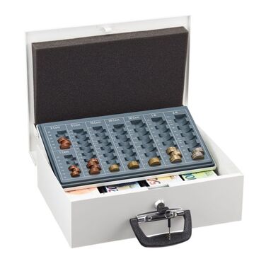 Cash Box з дошкою для підрахунку євромонет