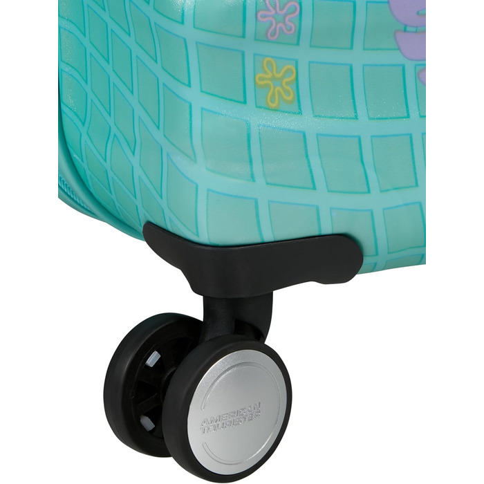 Чемодан American Tourister Wavebreaker Disney FL Spinner L, 77 см, 96 л, з принтом Stitch Flower, матове покриття