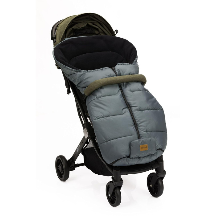 Зимовий конверт Fillikid Eco Komfort для дітей, універсальний теплий мішок для автокрісла, коляски, прогулянкового візка, легкий дитячий спальний мішок, м'який, преміум-якість, темно-сірий, можна прати