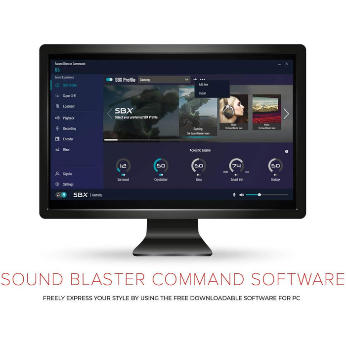 Sound BlasterX G6 7.1 HD: зовнішня звукова карта, DAC та USB-підсилювач для геймінгу. Сумісна з PS4, Xbox One, Nintendo Switch та PC.
