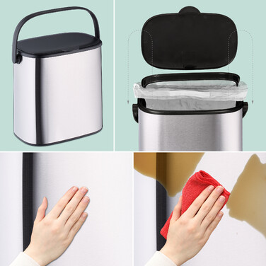 Relaxdays Trash Can 5 Liter