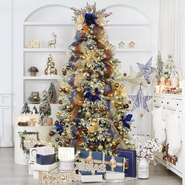 Набір прикрас для ялинки Sea Team: кульки та орнаменти, 30 шт., 60 мм, червоний та білий