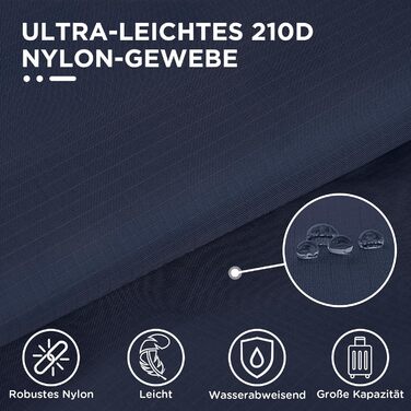 Органайзери для валізи Cipway Kompression Set (8 шт., блакитний) - Набір для пакування багажу