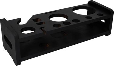 Набір для коктейлів Whiskey Rocks 17-Piece з бамбуковим підставкою: шейкер, мірний стакан, товкачик, ложка, з нержавіючої сталі, сріблястий