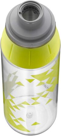 alfi Drinking Bottle Tritan BPA Free, Water Bottle 700ml, tritanBottle Coral, leak-proof, sealed for carbonated drinks, dishwasher safe, 5495.110.070 Bottle for Togo, school, sports, hiking, leisure (Triangle Green)