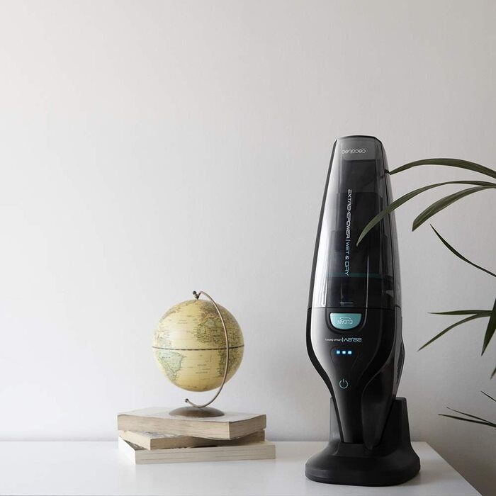 Ручний пилосос Cecotec Conga Immortal ExtremeSuction 22.2V для дому та авто, для сухого та вологого прибирання, циклонна технологія, 25 хв роботи