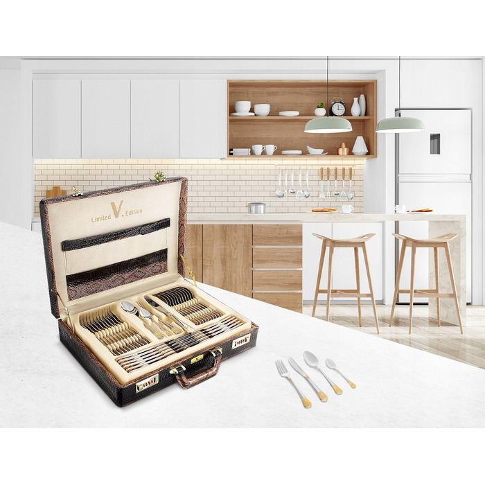 Набір столових приборів Limited V Edition LV, 72 предмети