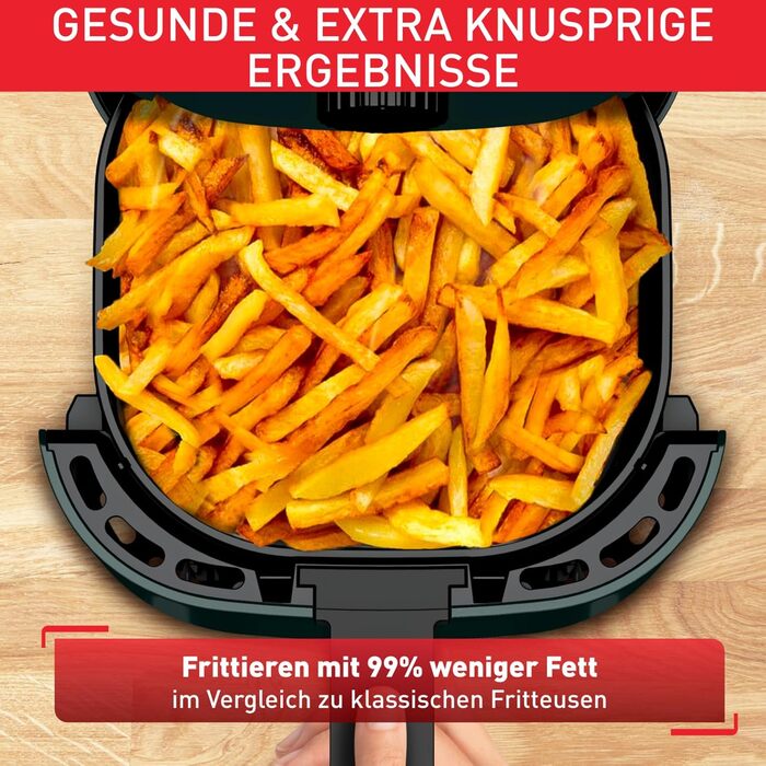 Фритюрниця Tefal EY1303 Easy Fry Essential 3,5 л, енергоощадна, антипригарне покриття, регульована температура, таймер, компактна, зелена