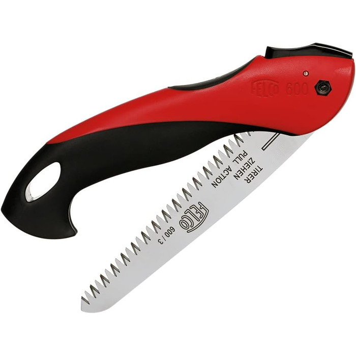 Секатор FELCO 15 з роликовою ручкою та складана пилка FELCO 600 (лезо 16 см, діаметр зрізу 50 мм, довжина 35 см, для обрізки гілок, садовий інструмент)