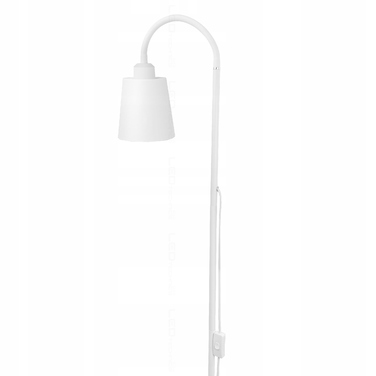 Підлогова LED-лампа Technics, біла, регульована, 170 см, цоколь E27