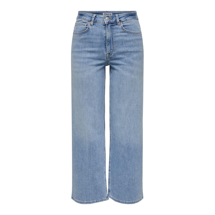 Джинси жіночі Only Madison з широкими штанинами, висока талія, світло-синій денім (XS/34L)