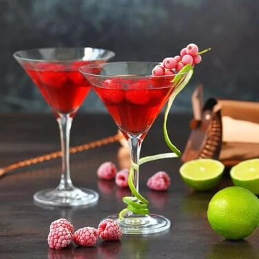 Набір коктейльних склянок Krosno Martini Glass | 6 шт. | 240 мл | Avant Garde | Для дому, ресторанів та свят | Можна мити в посудомийній машині