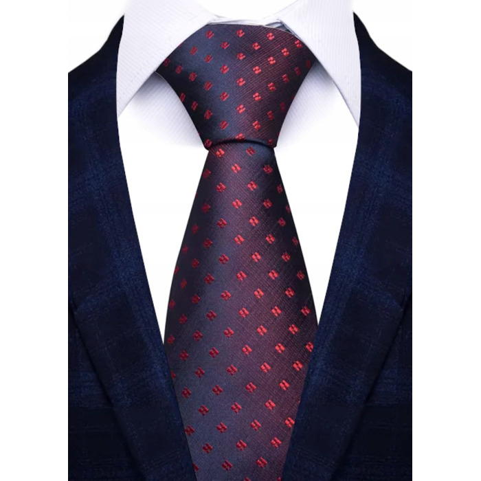 Широка краватка Elegance синього кольору