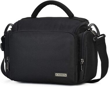 Сумка для камери CADeN: водонепроникна, для Canon, Nikon, Sony SLR/DSLR, об'єктиви та аксесуари, чорна, L