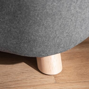 PawHut лежанка для собак та котів з подушкою, кишенею та м'яким наповнювачем, 70 x 47 x 30 см, темно-сірий/світло-сірий